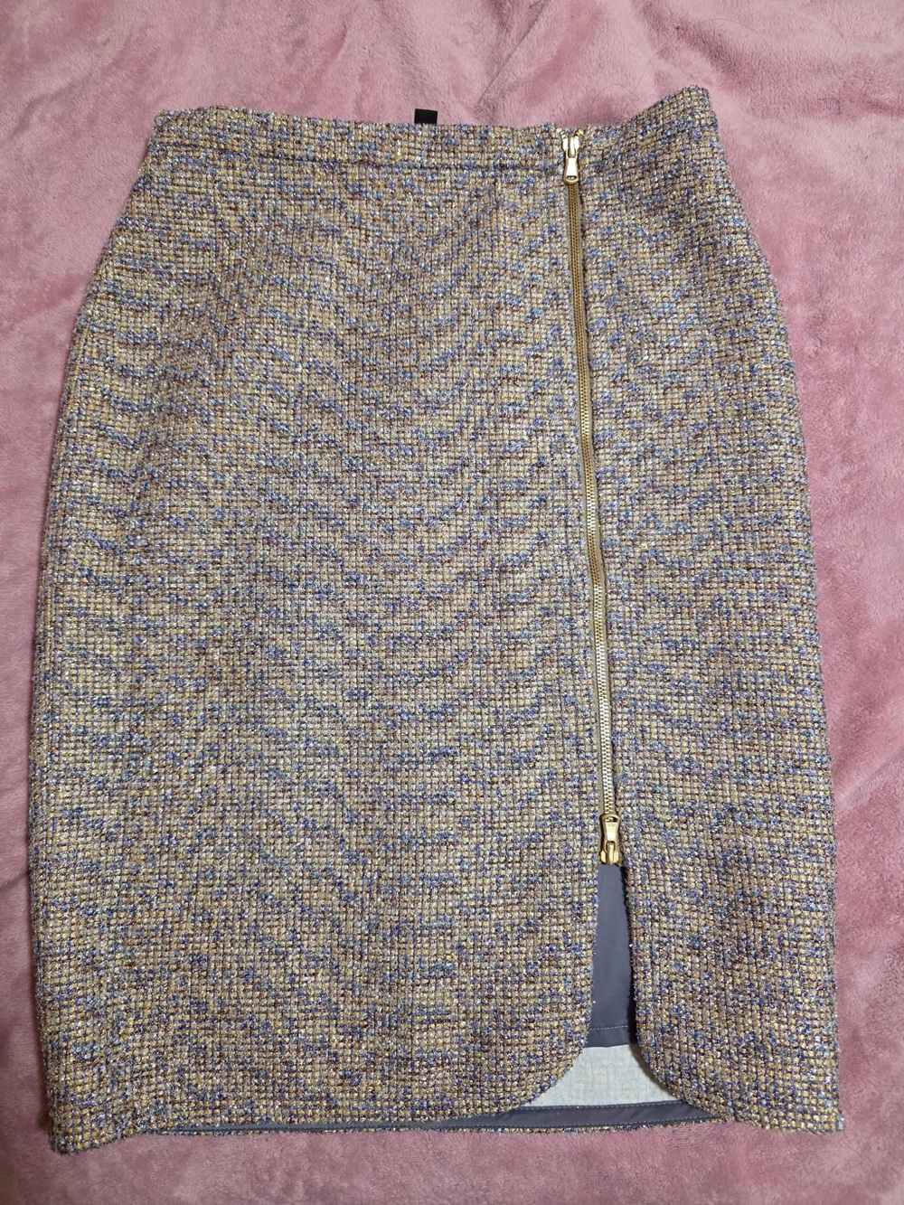 J.Crew lined tweed skirt